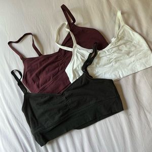 Aerie Cotton Bralettes